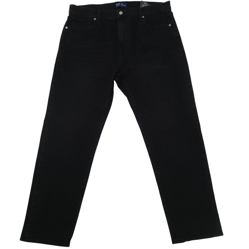 Gap Denim 90s Straight Jeans Black 18/34R Regular Cotton Blend